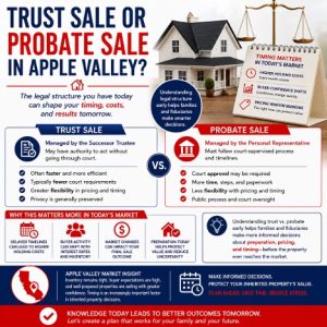 Read more about the article Trust Sale or Probate Sale in Apple Valley?