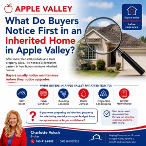 Read more about the article What Do Buyers Notice First in an Inherited Home in Apple Valley?