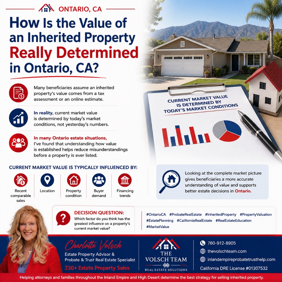 You are currently viewing How Is the Value of an Inherited Property Really Determined in Ontario, CA?