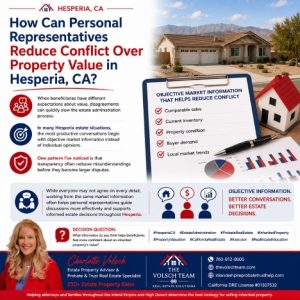 Read more about the article How Can Personal Representatives Reduce Conflict Over Property Value in Hesperia, CA?