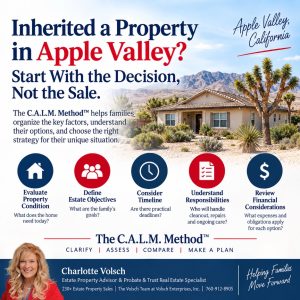 Read more about the article How do families choose the best overall strategy for an inherited property in Apple Valley, California?